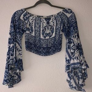 LF off the shoulder top